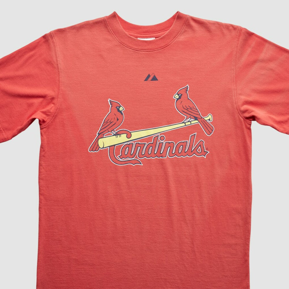 St. Louis Cardinals Majestic 2000s T-Shirt Red Vintage