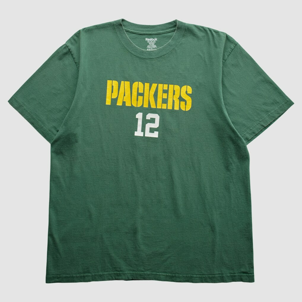 Green Bay Packers Reebok 2008 T-Shirt - Green Vintage discount