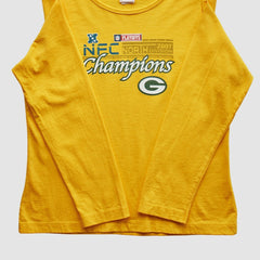 Green Bay Packers 2007 T-Shirt - Yellow Vintage on sale
