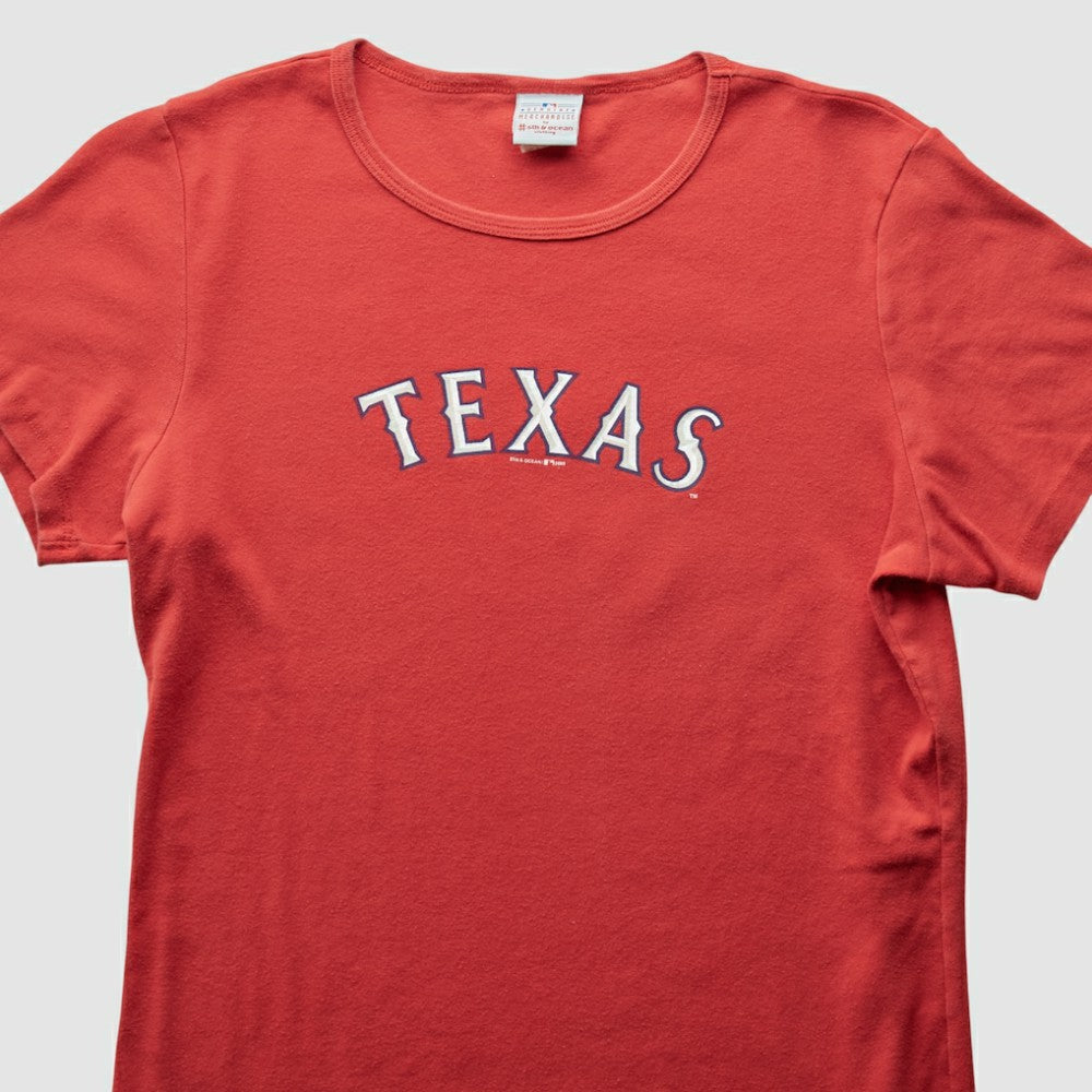 Texas Rangers 2009 T-Shirt Red Vintage