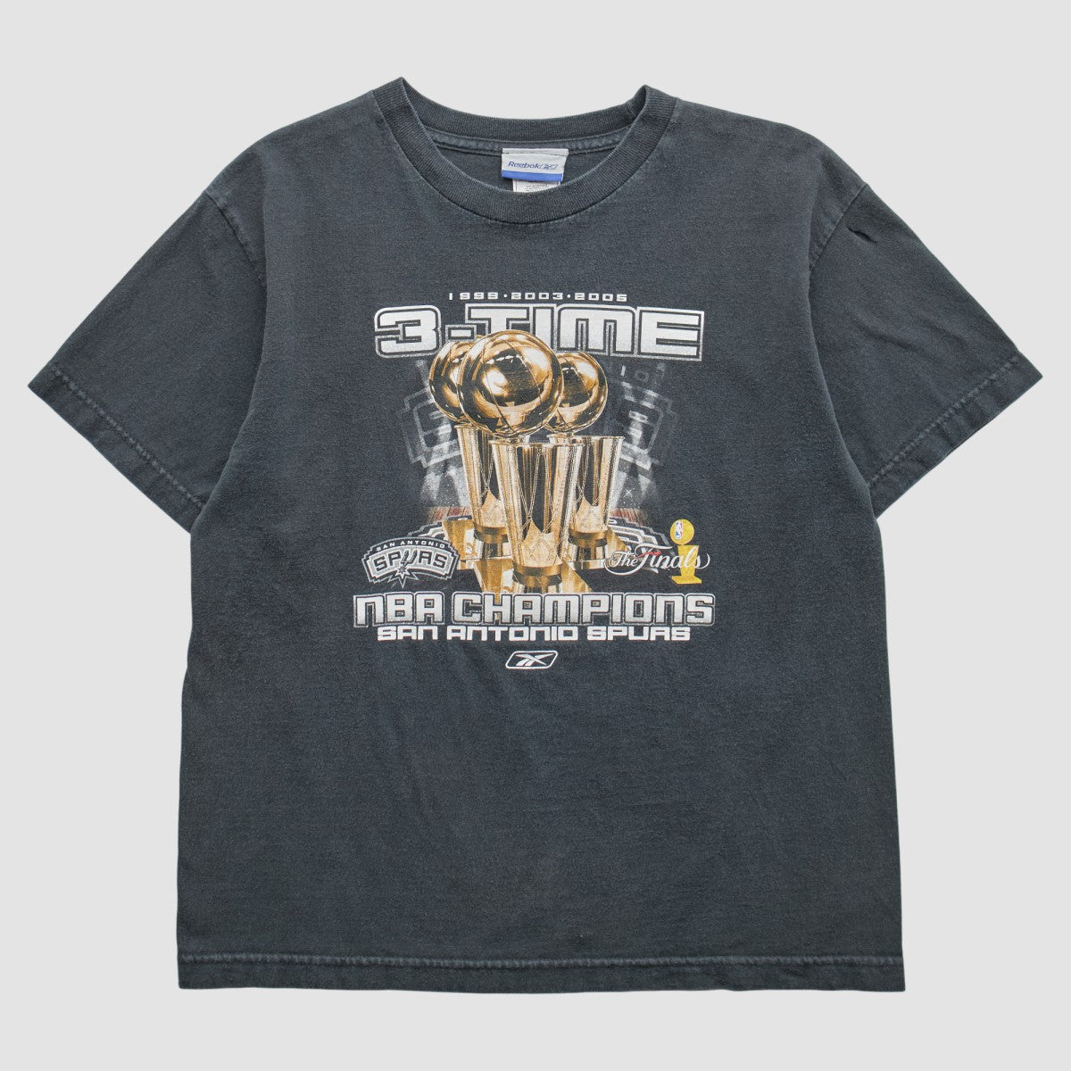 San Antonio Spurs Reebok 2005 T-Shirt - Gray Vintage online