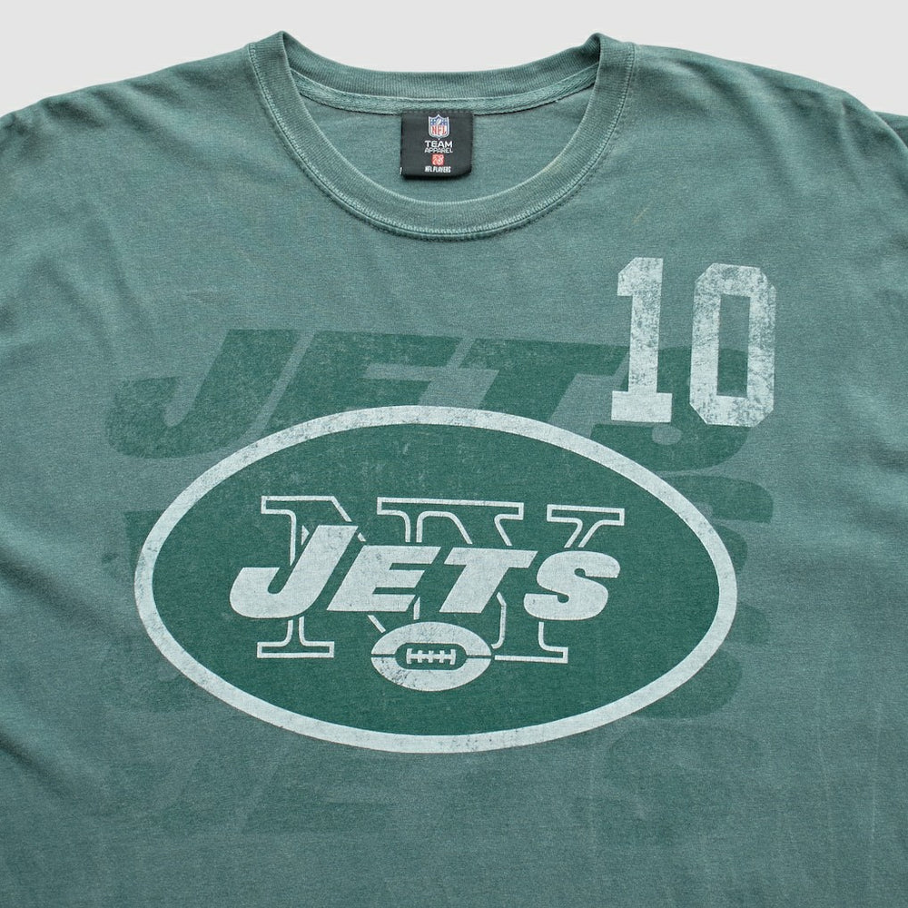 New York Jets NFL 2010 T-Shirt - Green Vintage sale