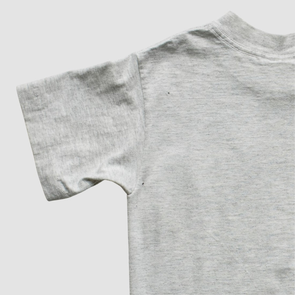 New York Giants Nutmeg Mills 90s T-Shirt - Heather Gray Vintage for sale