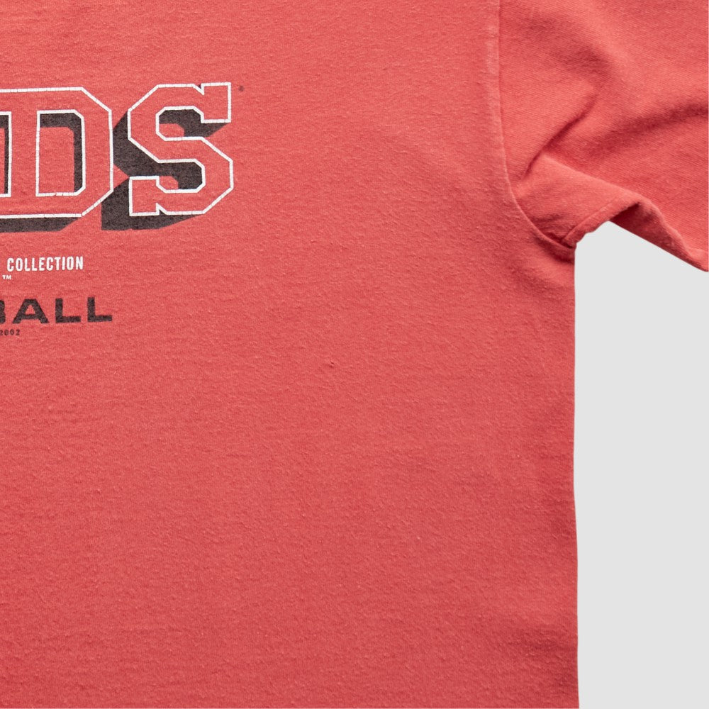 Cincinnati Reds Majestic 2002 T-Shirt Red Vintage