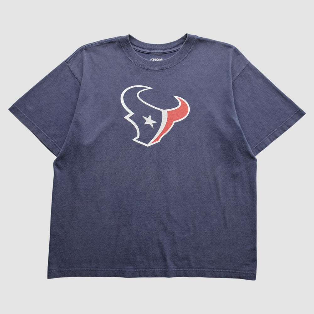 Houston Texans Reebok 2000s T-Shirt - Navy Vintage on sale