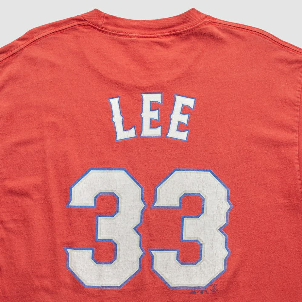 Texas Rangers Majestic 2010 T-Shirt Red Vintage