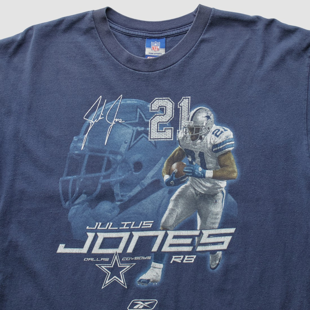 Dallas Cowboys Reebok 2000s T-Shirt - Navy Vintage sale