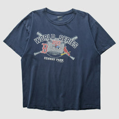 Boston Red Sox vs. St. Louis Cardinals 2013 T-Shirt Navy Vintage