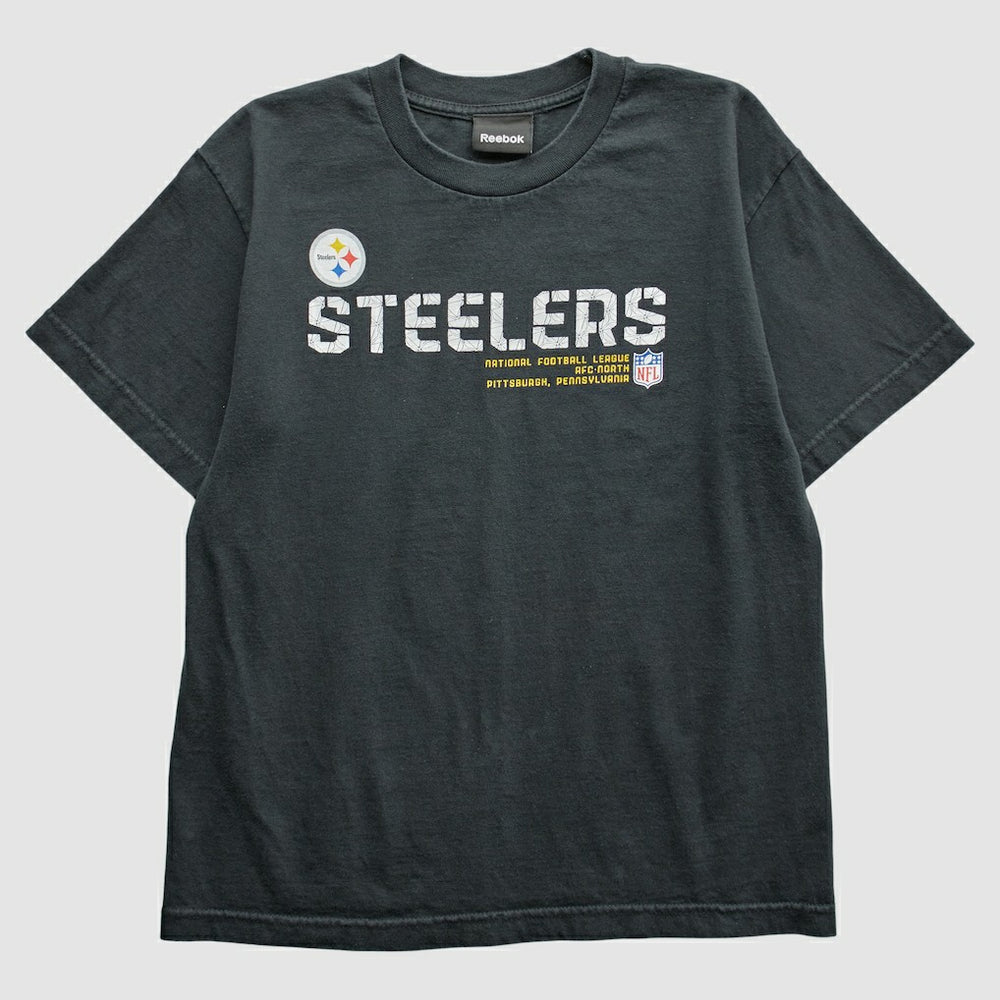 Pittsburgh Steelers Reebok 2000s T-Shirt - Black Vintage cheap