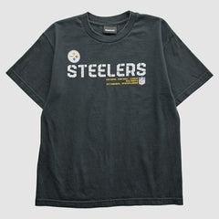 Pittsburgh Steelers Reebok 2000s T-Shirt - Black Vintage cheap