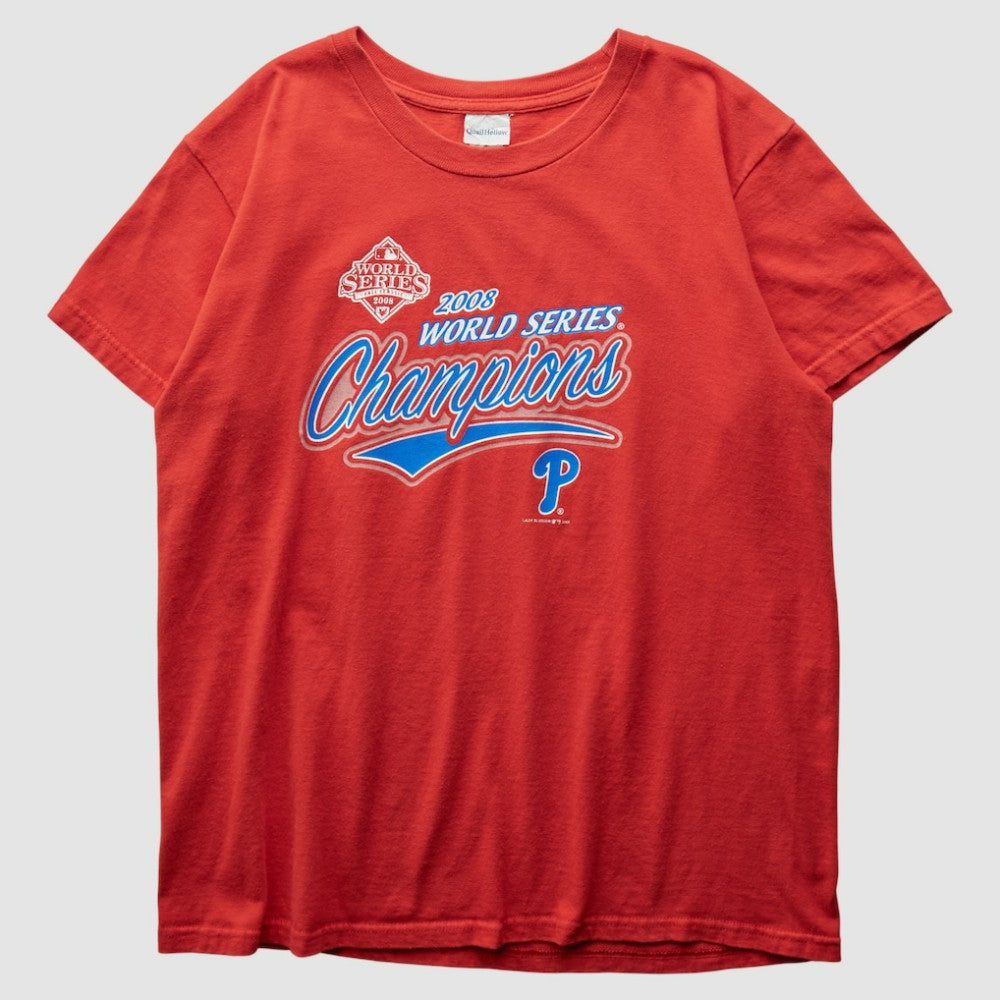 Philadelphia Phillies 2008 T-Shirt Red Vintage