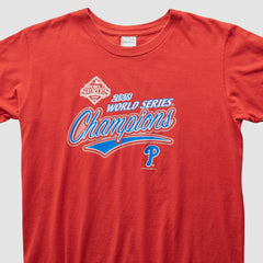Philadelphia Phillies 2008 T-Shirt Red Vintage