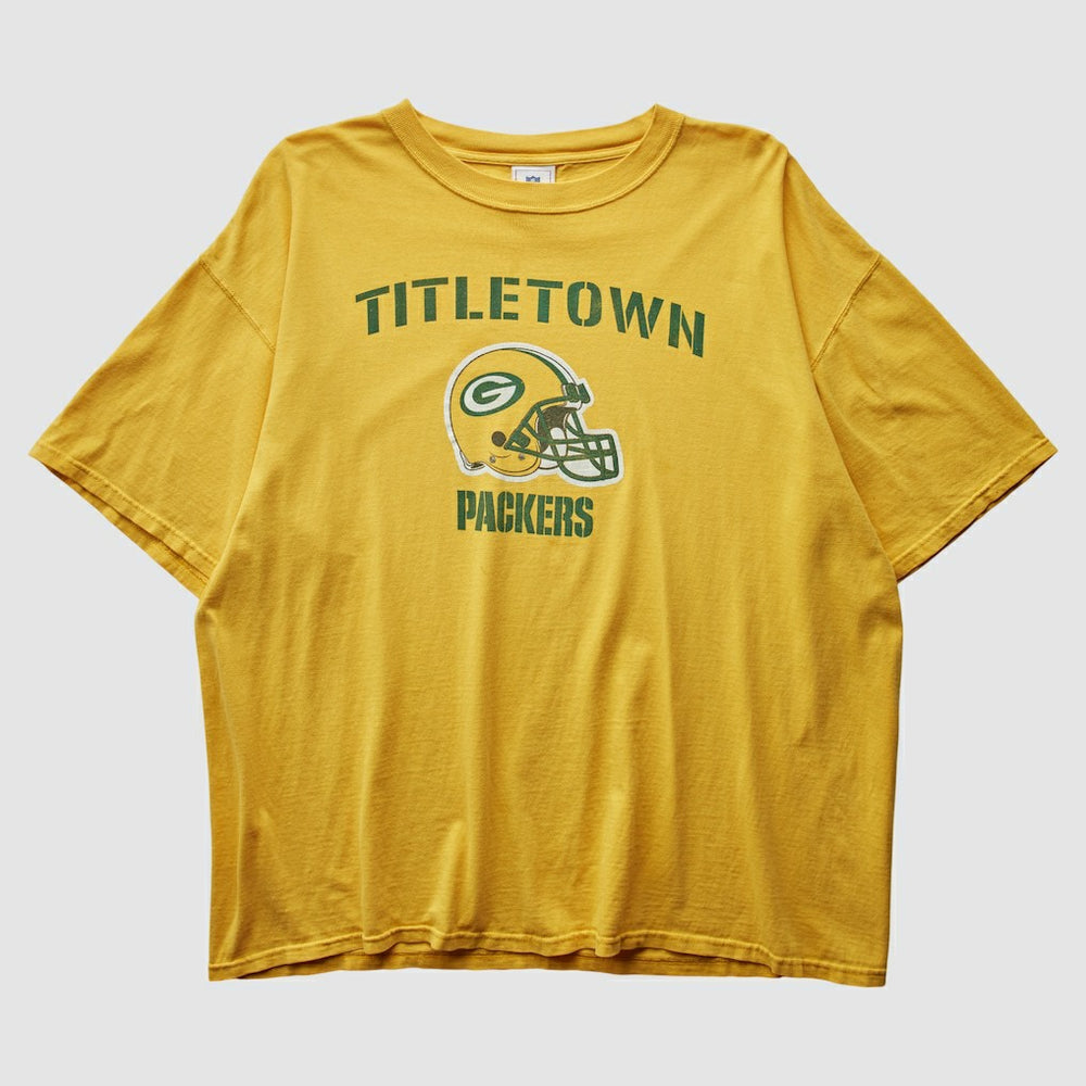 Green Bay Packers NFL 2000s T-Shirt - Yellow Vintage cheap