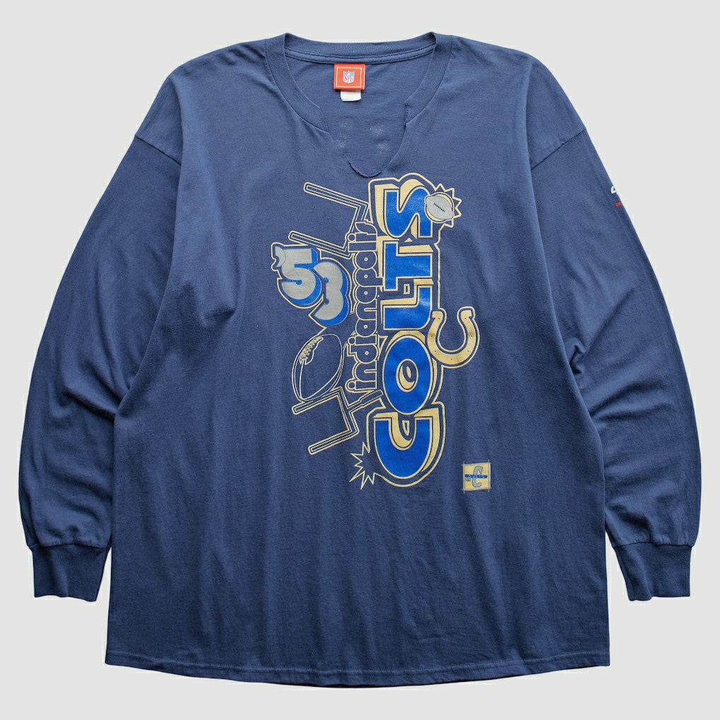 Indianapolis Colts NFL 2000s T-Shirt - Blue Vintage discount