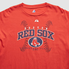 Boston Red Sox Majestic 2009 T-Shirt Red Vintage