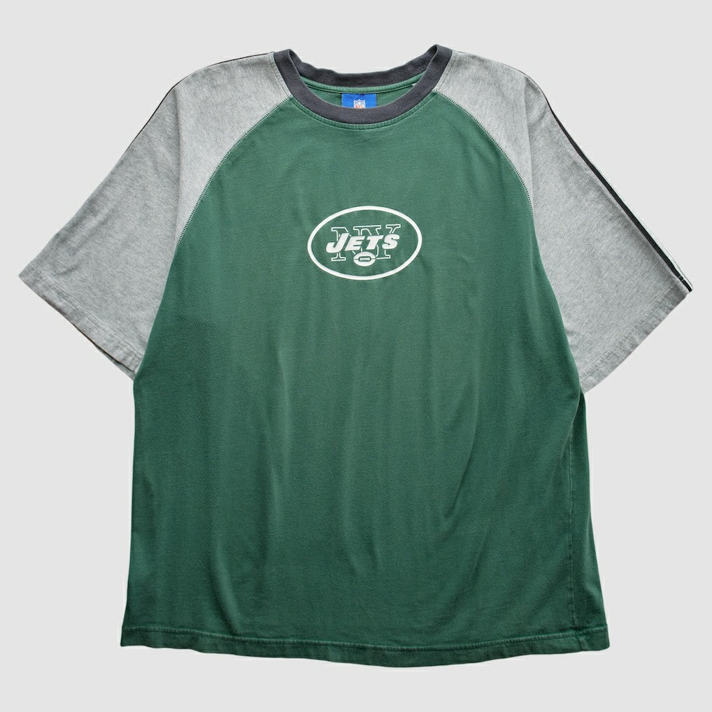 New York Jets Reebok 2000s T-Shirt - Green Vintage for sale