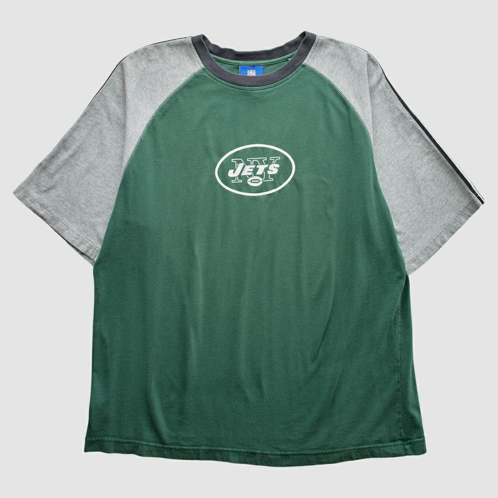 New York Jets Reebok 2000s T-Shirt - Green Vintage for sale