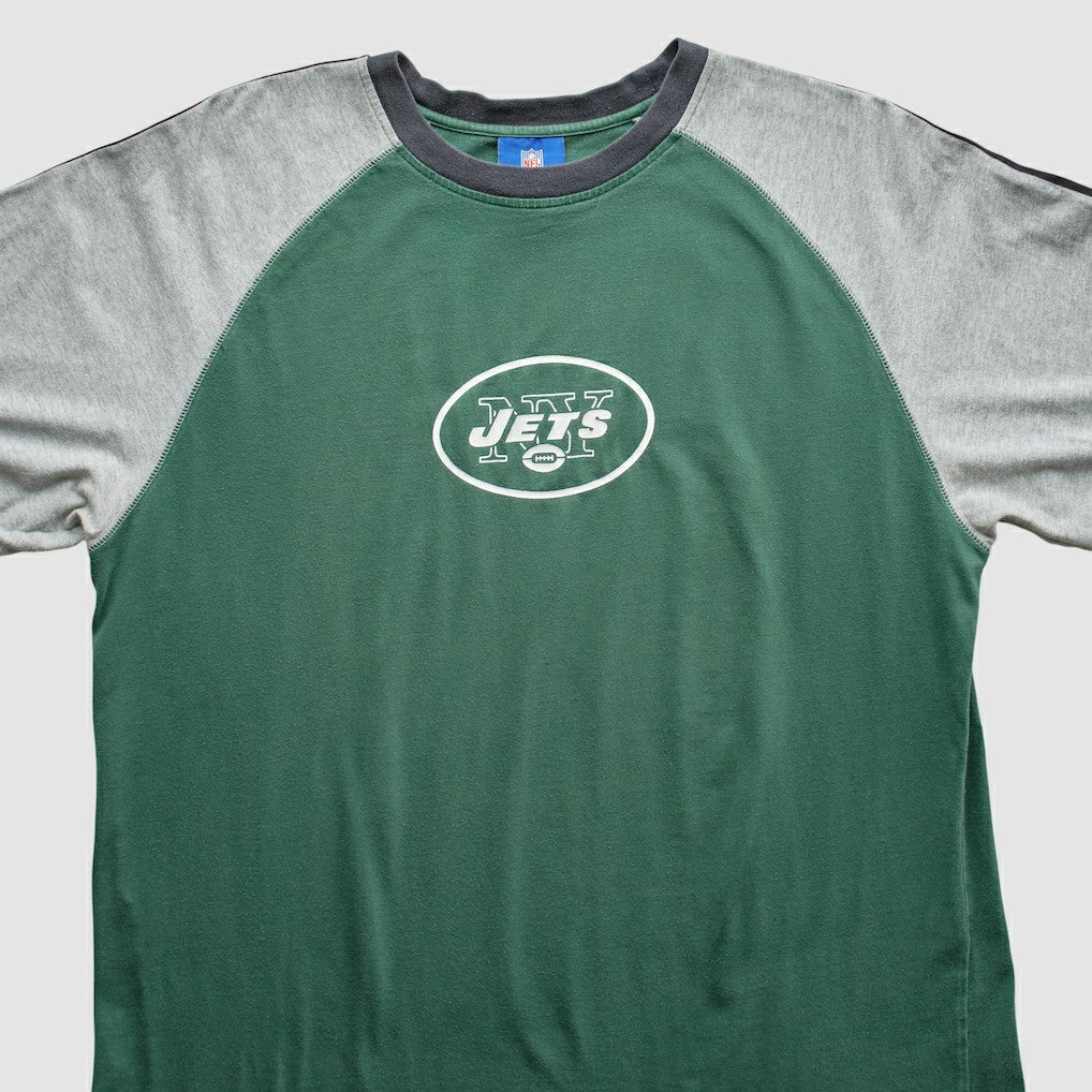 New York Jets Reebok 2000s T-Shirt - Green Vintage for sale