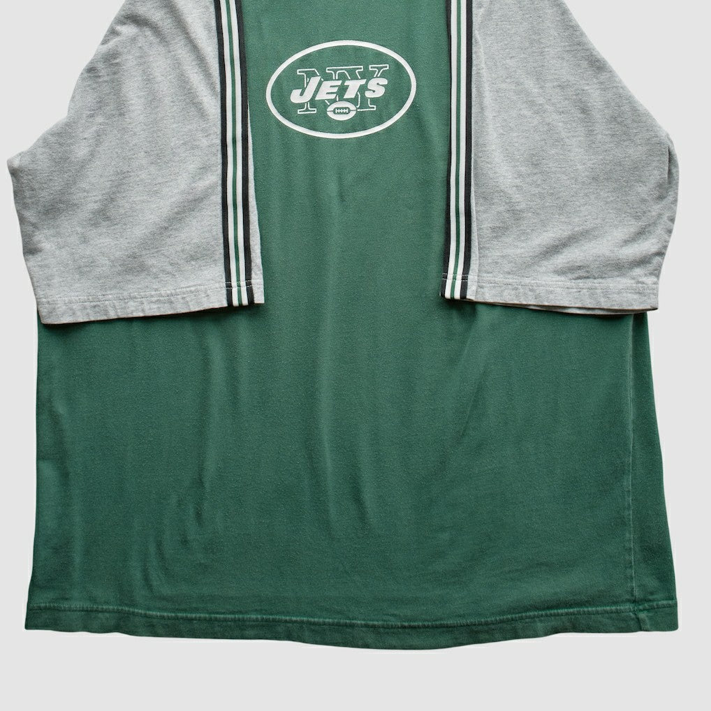 New York Jets Reebok 2000s T-Shirt - Green Vintage for sale