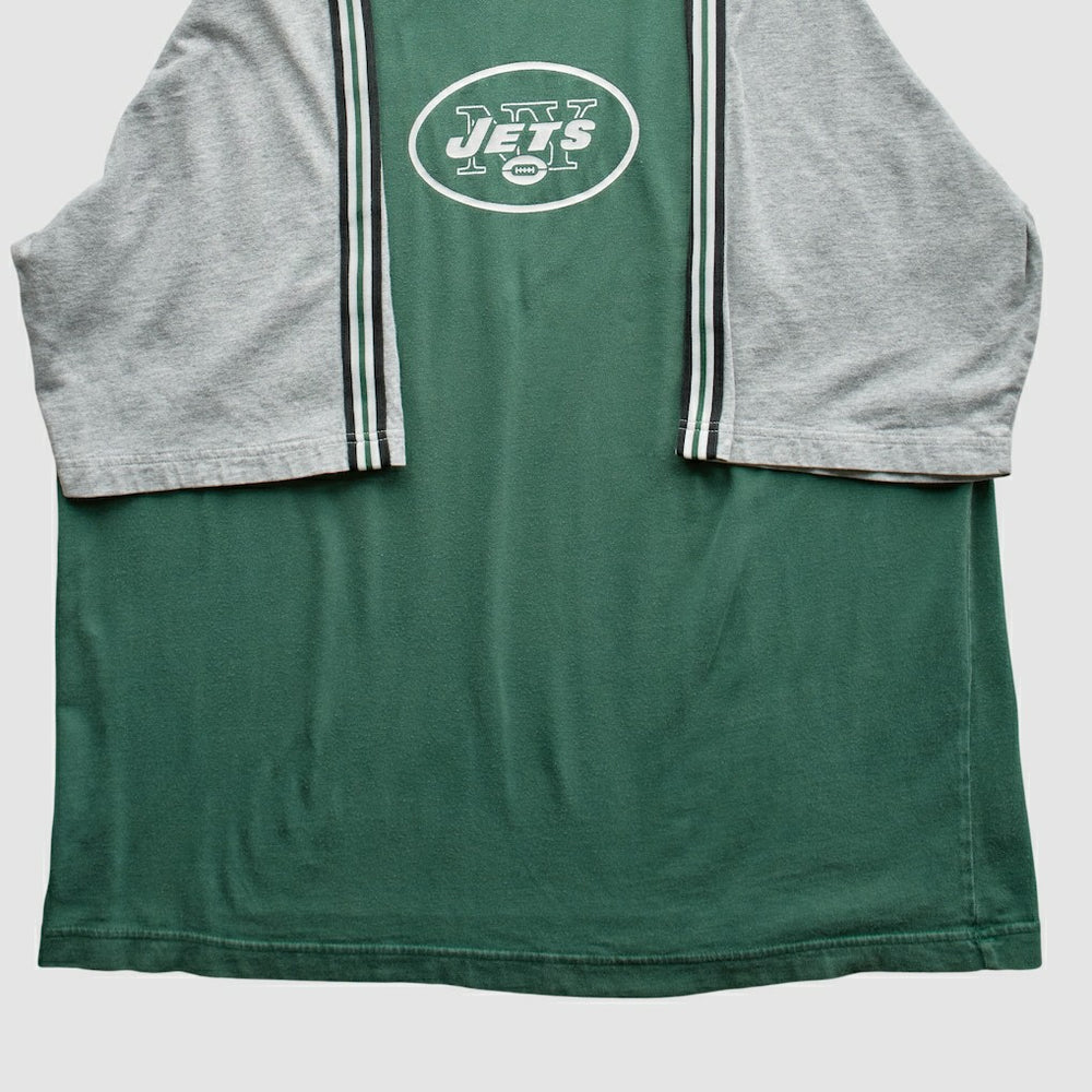 New York Jets Reebok 2000s T-Shirt - Green Vintage for sale