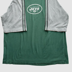 New York Jets Reebok 2000s T-Shirt - Green Vintage for sale