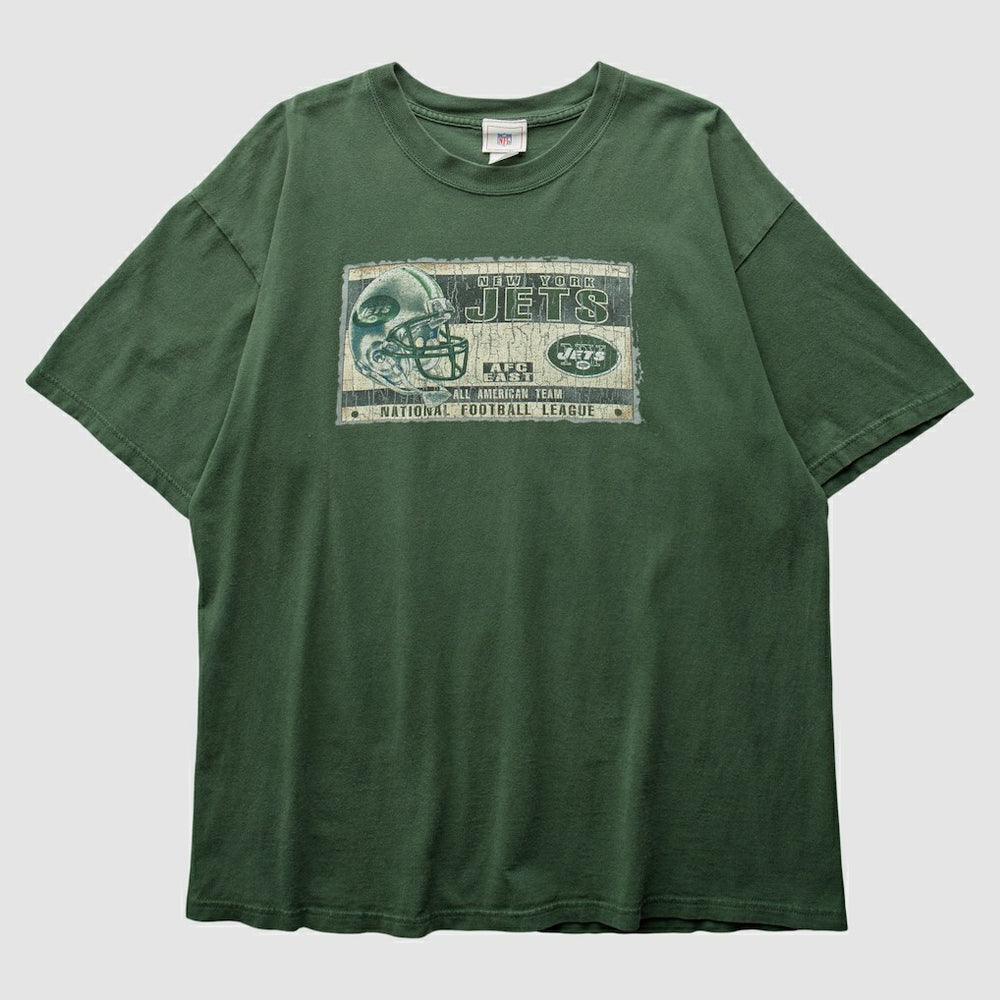 New York Jets NFL 2000s T-Shirt - Green Vintage for sale