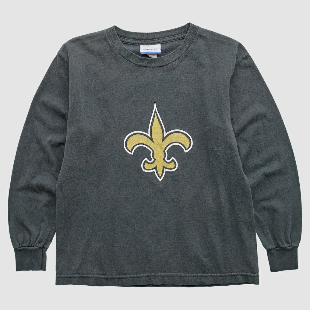 New Orleans Saints Reebok 2000s Long Sleeve T-Shirt - Black Vintage online
