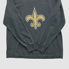 New Orleans Saints Reebok 2000s Long Sleeve T-Shirt - Black Vintage online