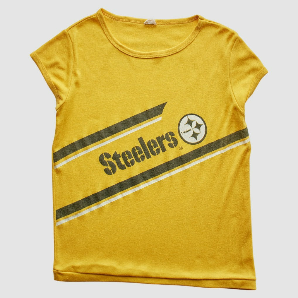 Pittsburgh Steelers 70s T-Shirt - Yellow Vintage on sale