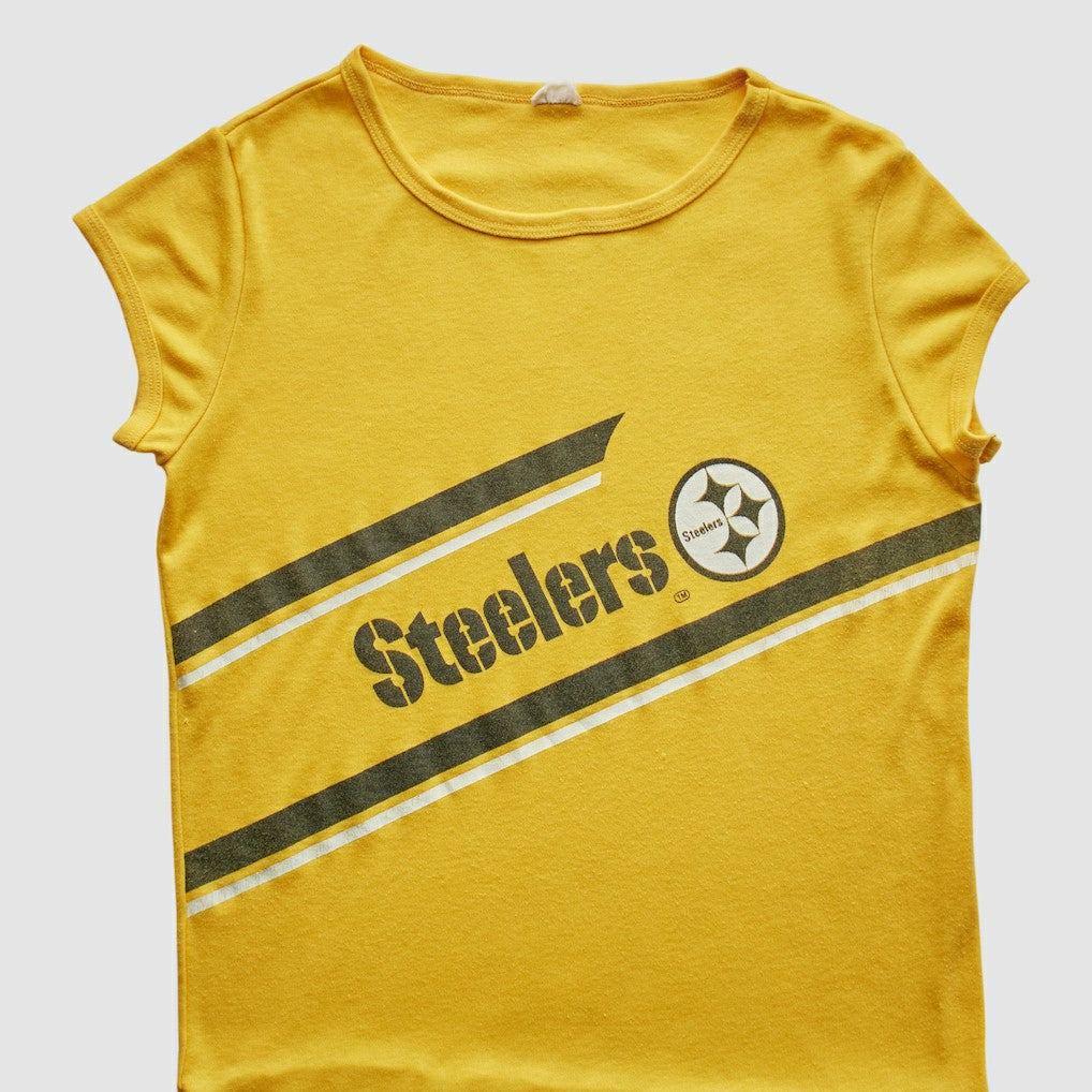 Pittsburgh Steelers 70s T-Shirt - Yellow Vintage on sale