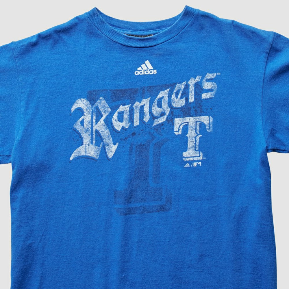Texas Rangers Adidas 2000s T-Shirt Blue Vintage