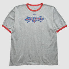 Texas Rangers Majestic 2010 T-Shirt Heather Gray Vintage