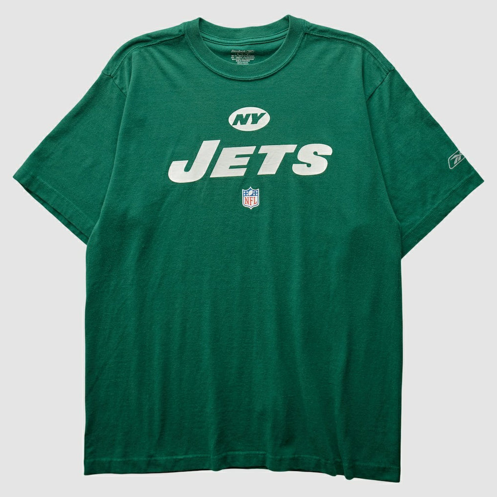 New York Jets Reebok 2000s T-Shirt - Green Vintage cheap