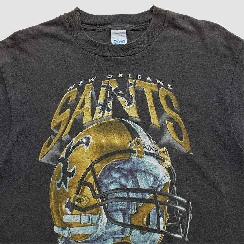New Orleans Saints Salem 1995 T-Shirt - Black Vintage discount
