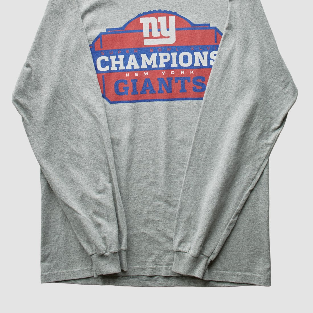 New York Giants Reebok 2012 T-Shirt - Gray Vintage discount