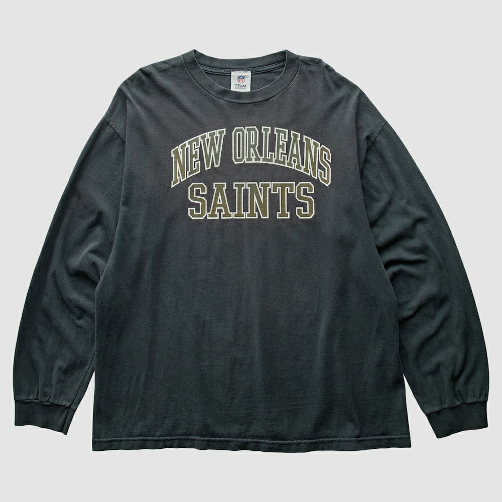 New Orleans Saints 2000s T-Shirt - Black Vintage cheap