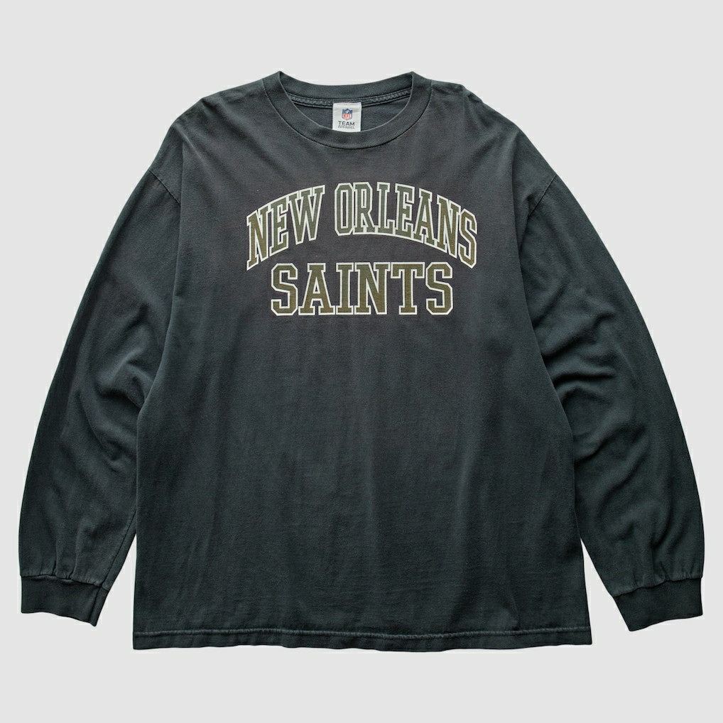 New Orleans Saints 2000s T-Shirt - Black Vintage cheap