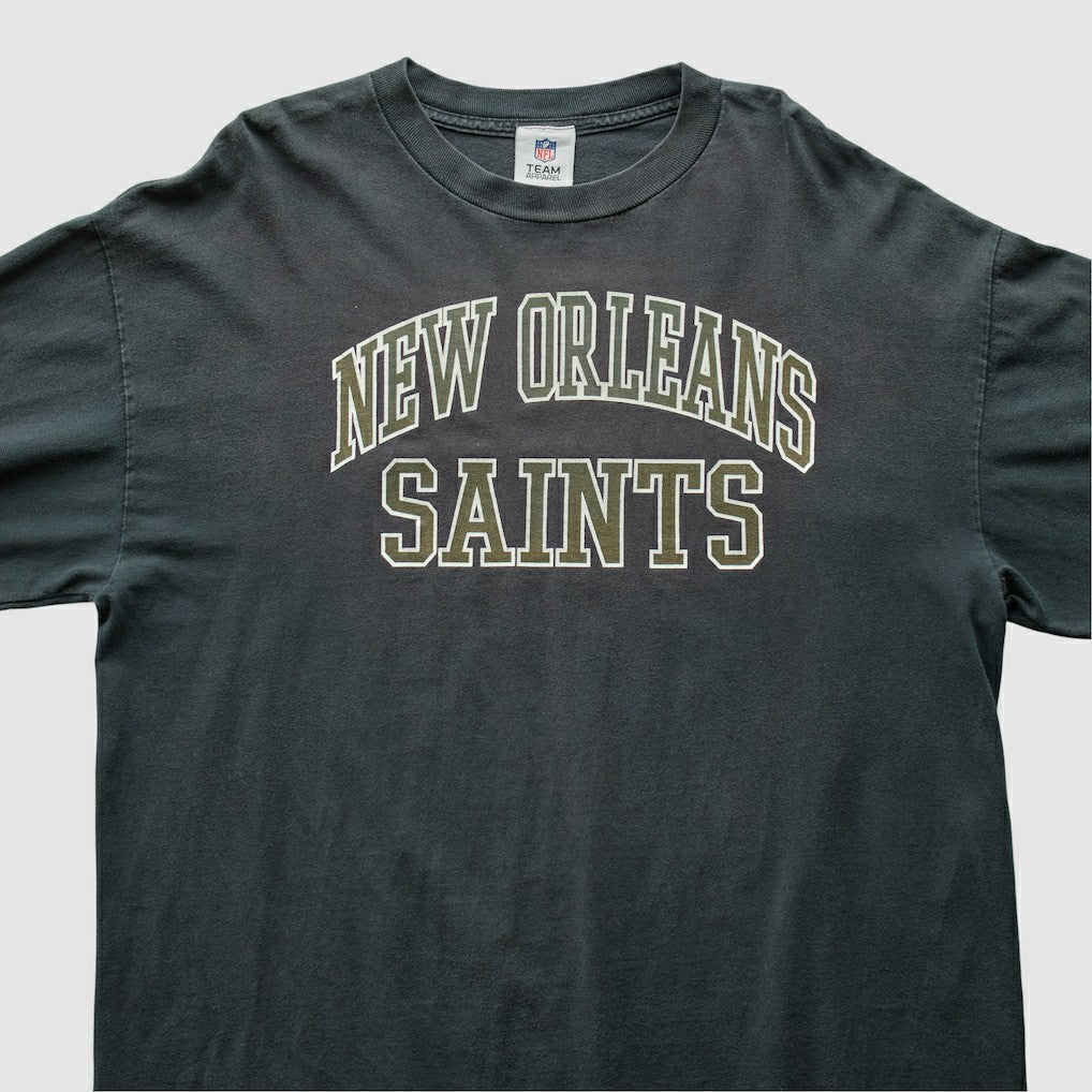 New Orleans Saints 2000s T-Shirt - Black Vintage cheap