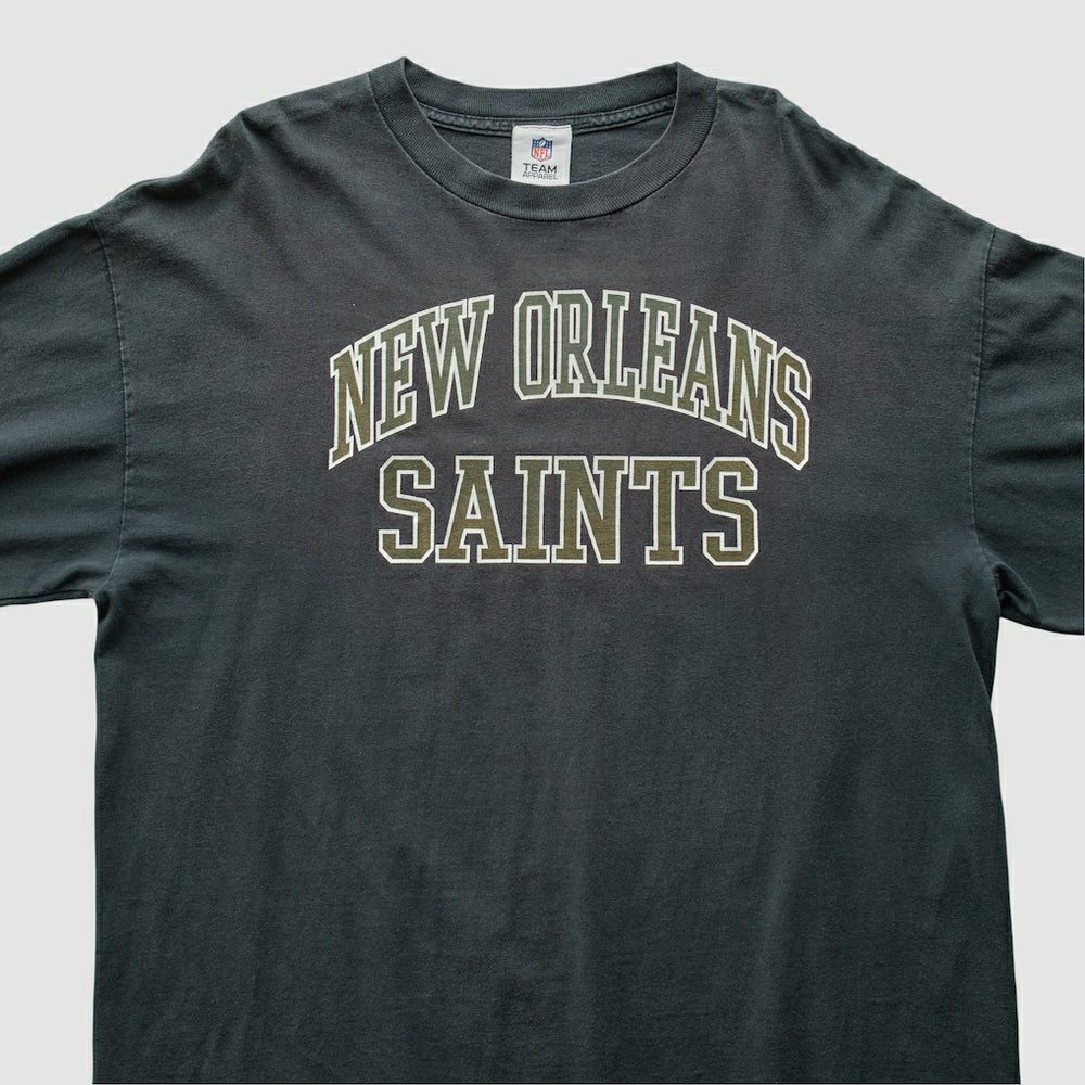 New Orleans Saints 2000s T-Shirt - Black Vintage cheap
