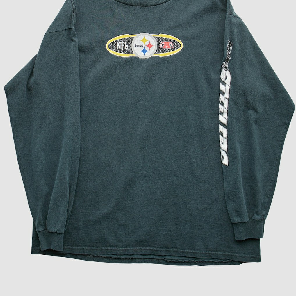Pittsburgh Steelers NFL 2000s T-Shirt - Blue Vintage cheap