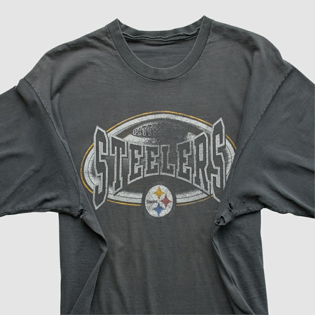 Pittsburgh Steelers 90s T-Shirt - Gray Vintage outlet