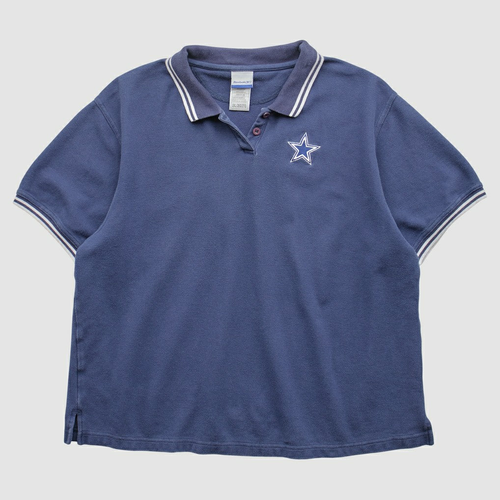 Dallas Cowboys Reebok 2000s Polo - Navy Vintage for sale