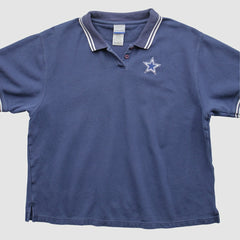 Dallas Cowboys Reebok 2000s Polo - Navy Vintage for sale
