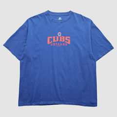 Chicago Cubs Majestic 2009 T-Shirt Blue Vintage