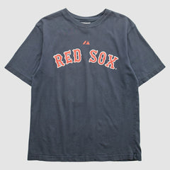 Boston Red Sox Majestic 2000s T-Shirt Navy Vintage
