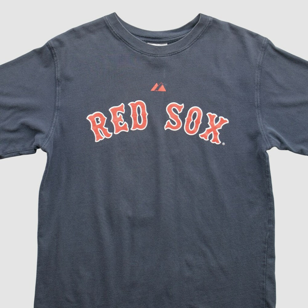 Boston Red Sox Majestic 2000s T-Shirt Navy Vintage