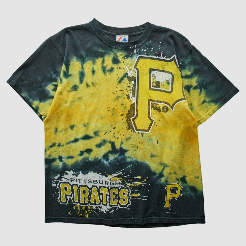 Pittsburgh Pirates Majestic 2000s T-Shirt Yellow Vintage