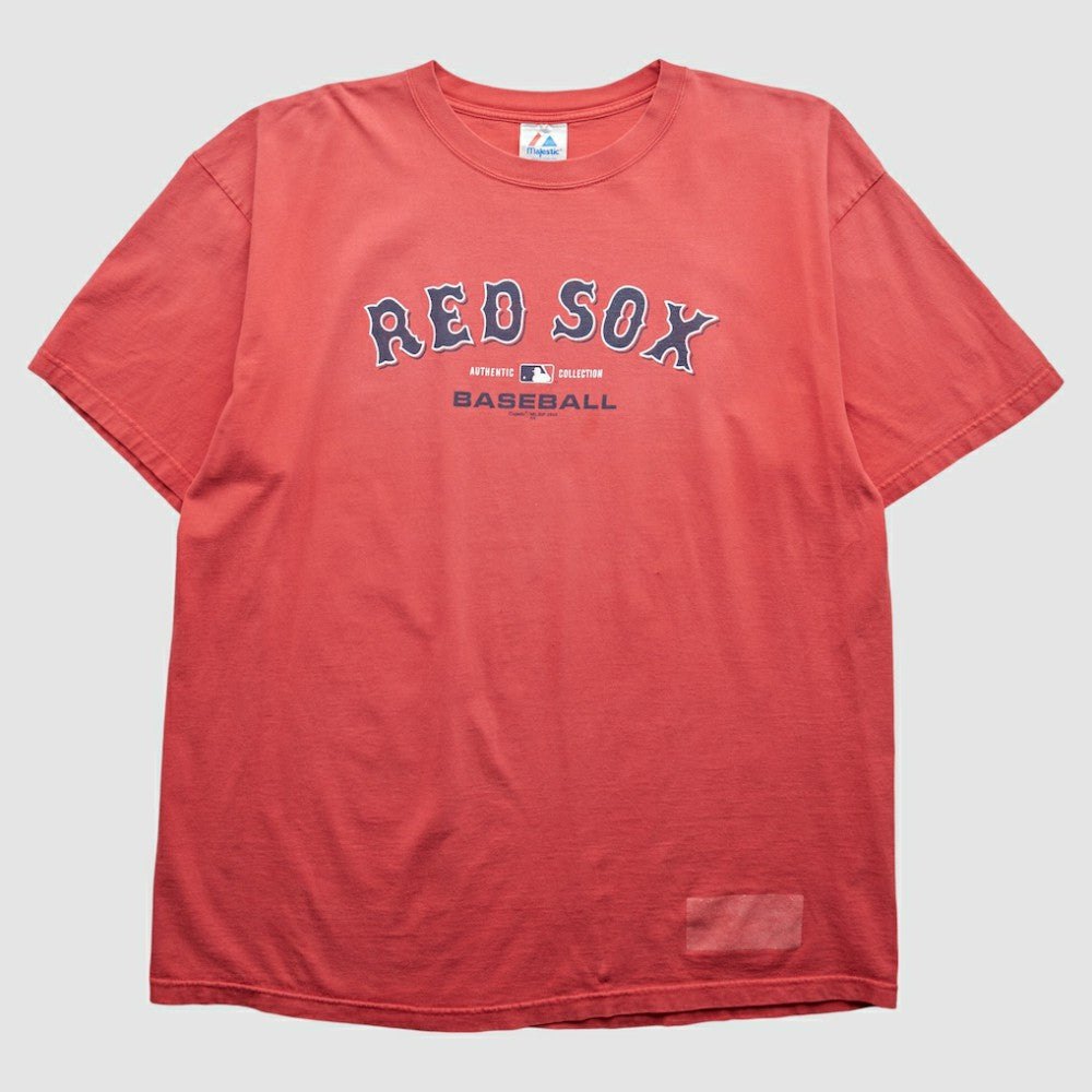 Boston Red Sox Majestic 2003 T-Shirt Red Vintage