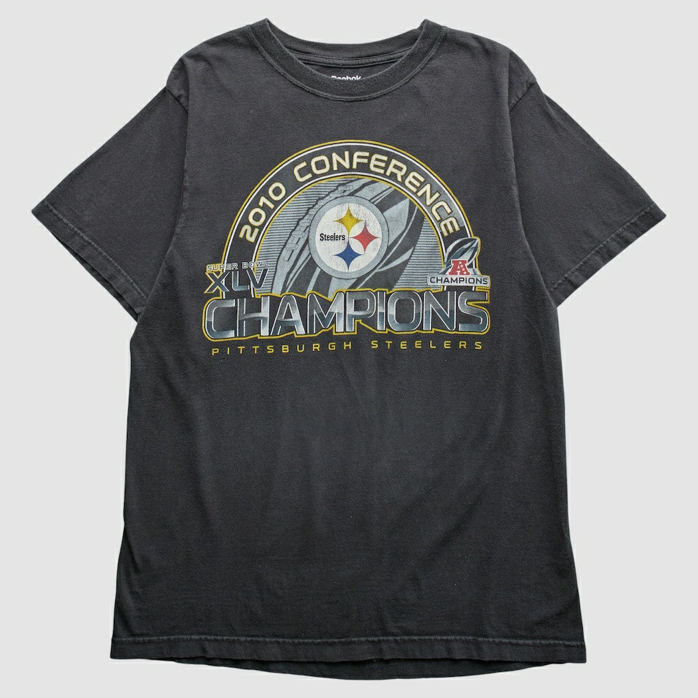 Pittsburgh Steelers Reebok 2010 T-Shirt - Black Vintage online