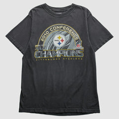 Pittsburgh Steelers Reebok 2010 T-Shirt - Black Vintage online